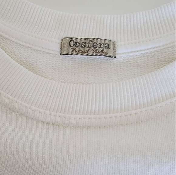 Winter White Red Girls Are The Future Cotton Sweatshirt Sz XL - Picture 5 of 9